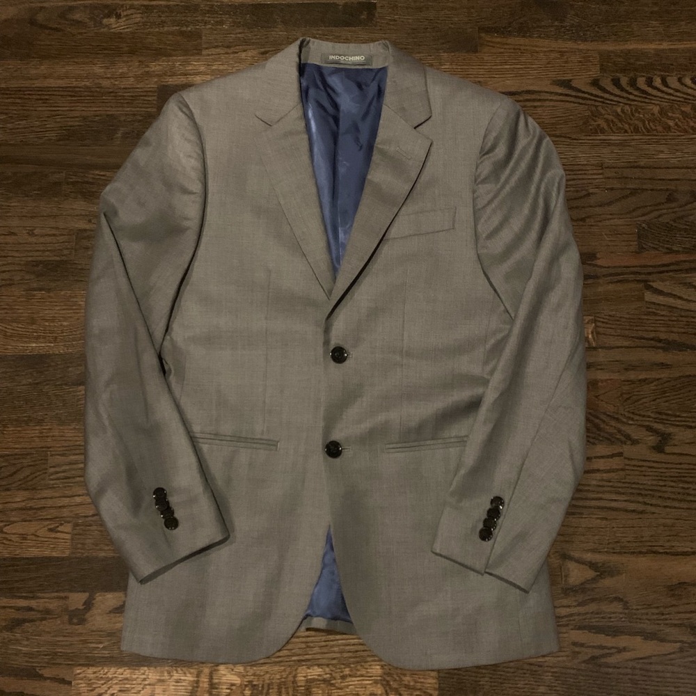 Indochino super 130s wool silk blazer jacket